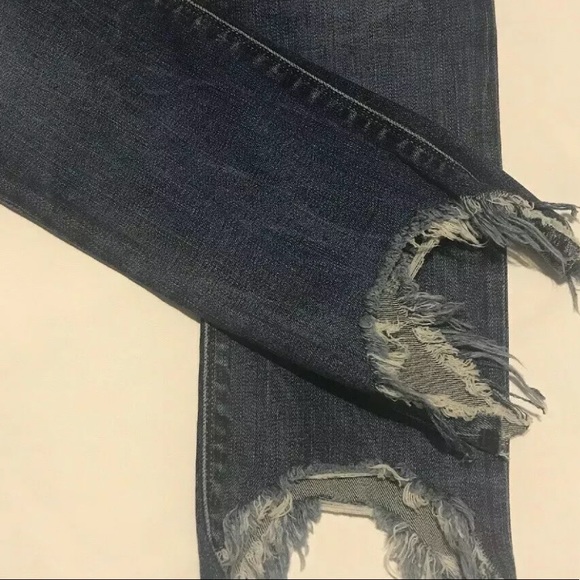 HUDSON Jeans Super Skinny High Waist Rough Hem 27 - Picture 6 of 6